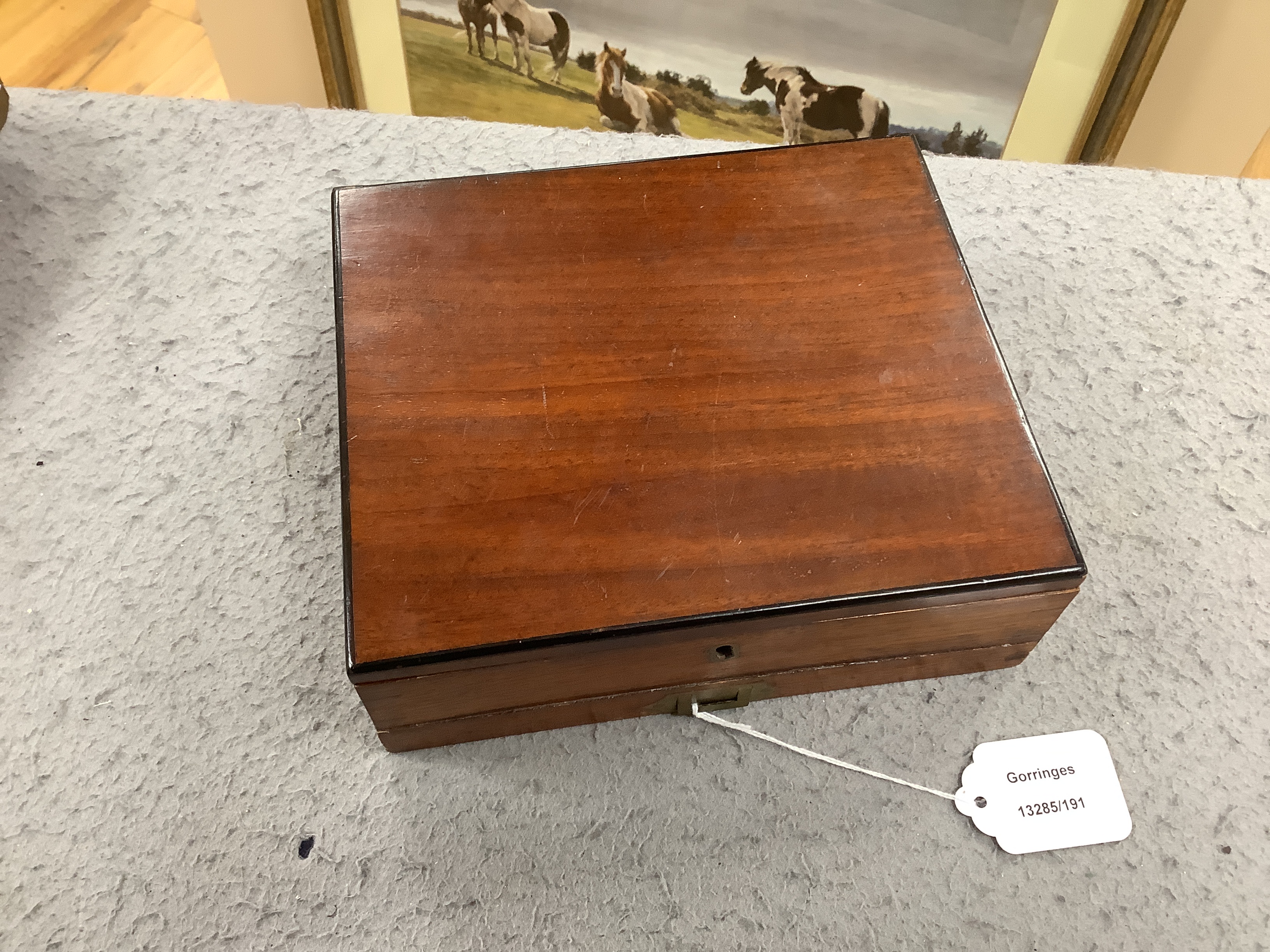 An early Victorian mahogany cased artist’s box by Brodie & Middleton